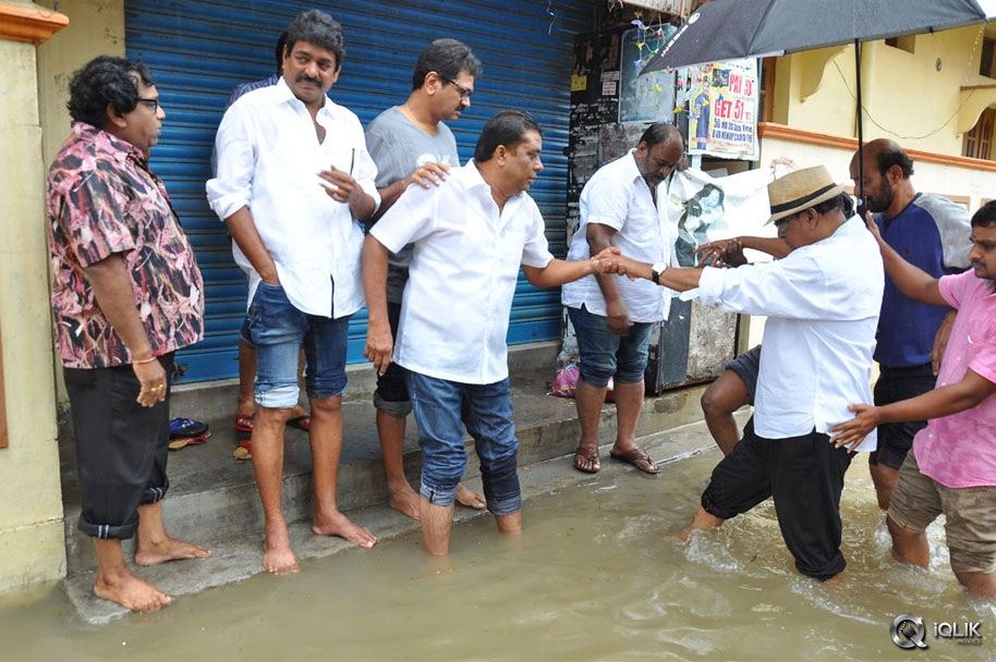 Maa-Association-Flood-Relief-program-At-Allwyn-Colony